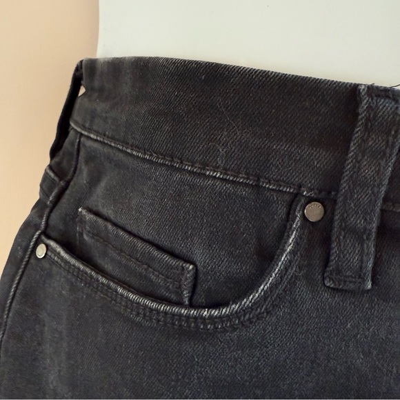 Blank NYC Womens 27 Little Queenie Jean Shorts Black Cut Off Frayed Hem Booty - Picture 4 of 9